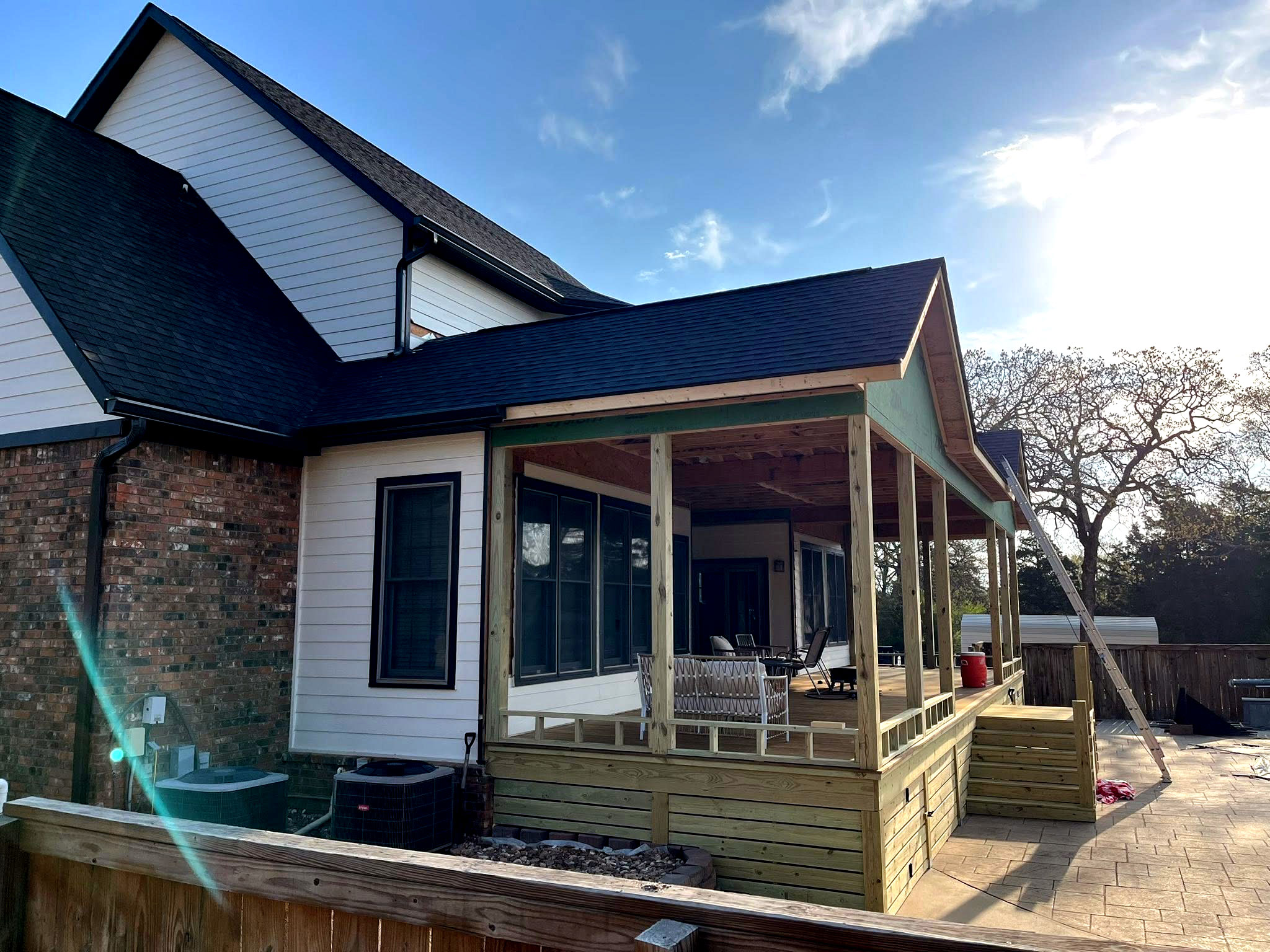 Deck and porch project by Mayfield Construction, Heber Springs AR