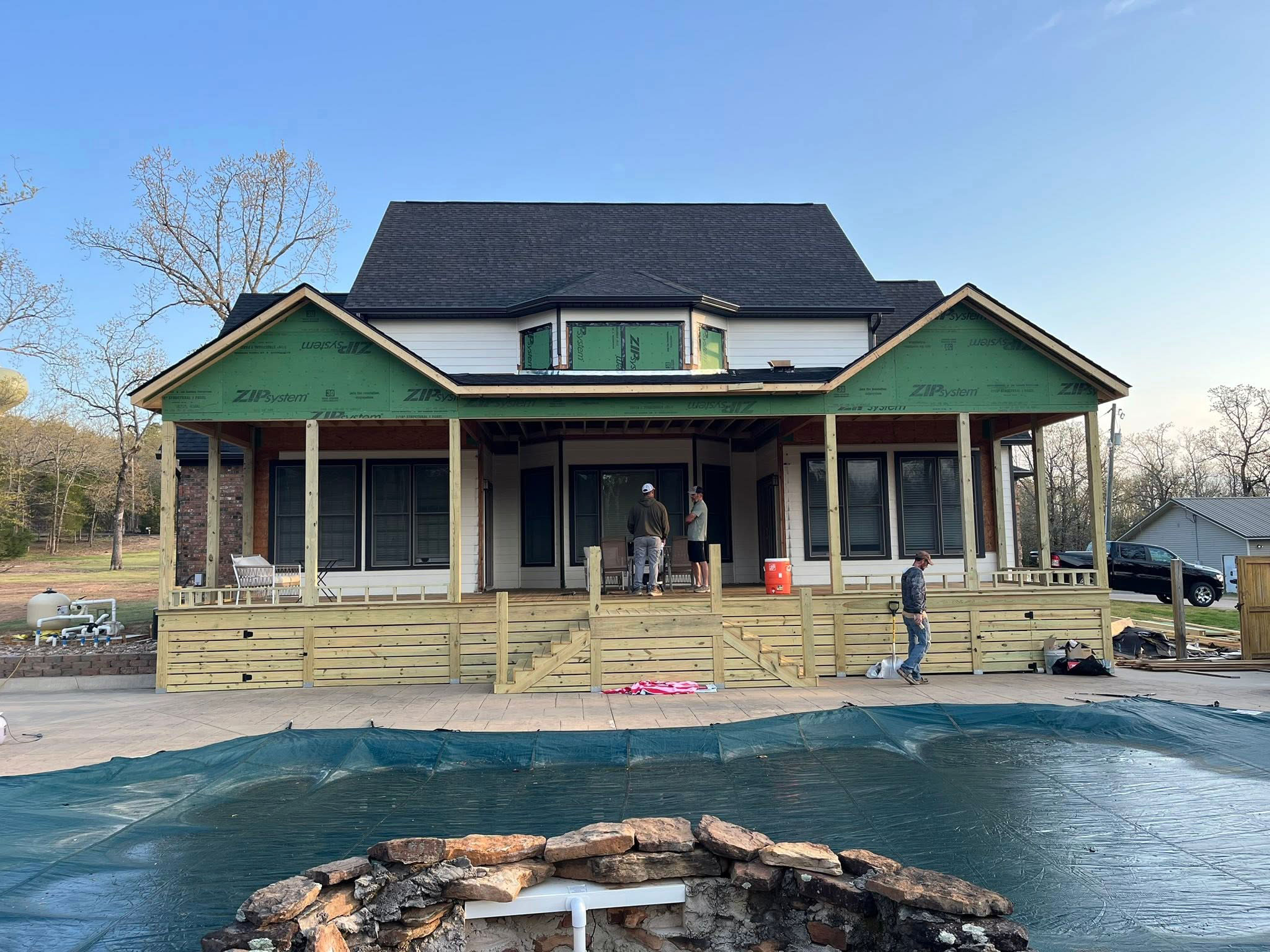 Deck and porch project by Mayfield Construction, Heber Springs AR
