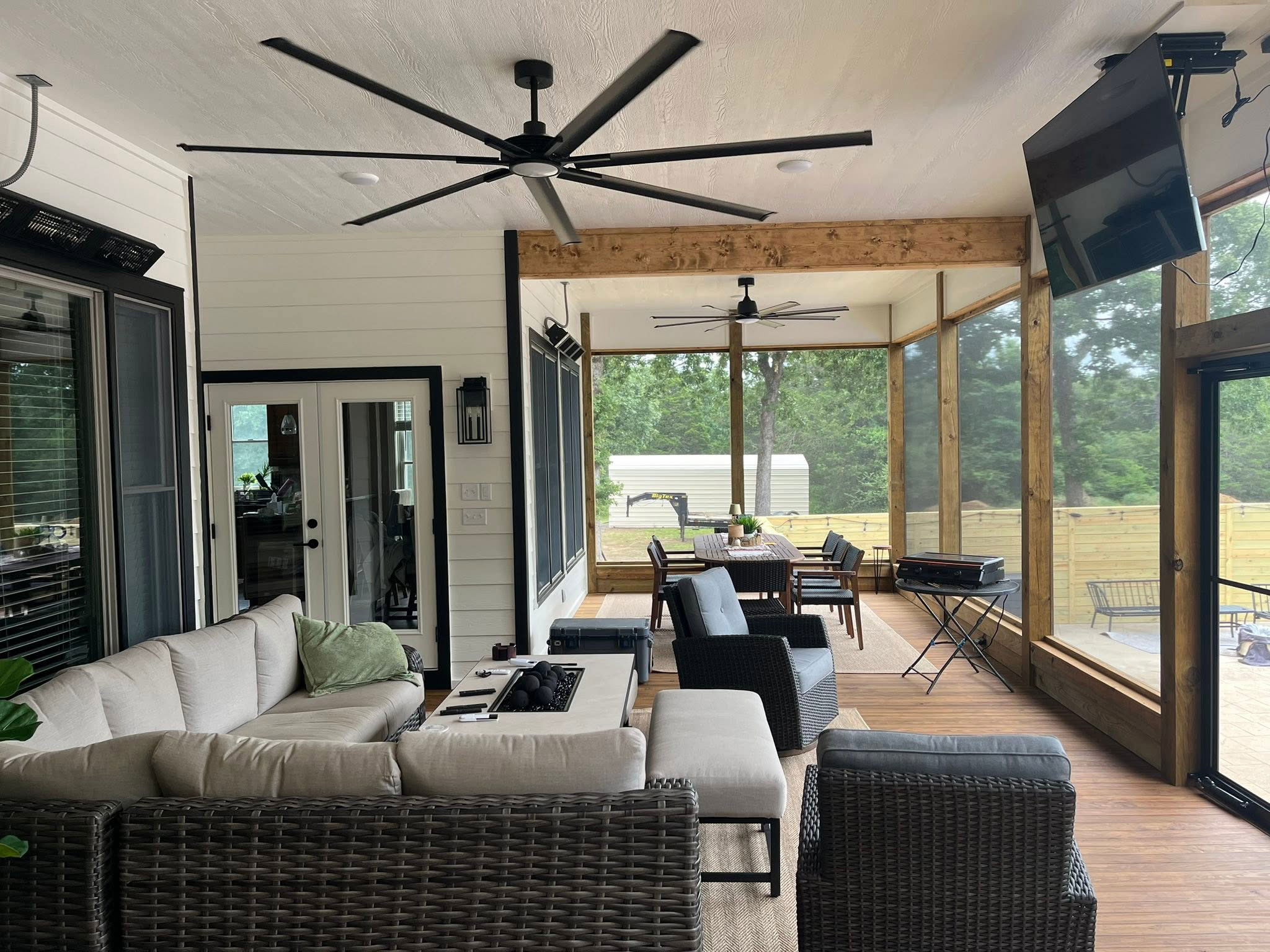 Deck and porch project by Mayfield Construction, Heber Springs AR